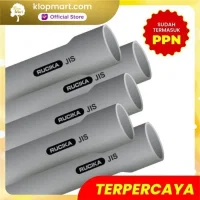 Pipa PVC Rucika JIS Type VP - Ukuran : 1-1/2" (48mm) - Abu
