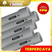 Pipa PVC Rucika JIS Type VP - Ukuran : 1-1/4" (42mm) - Abu