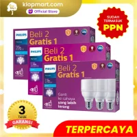 Lampu Philips LED Bright MyCare Pack Isi 3 9W 11W 13W E27 6500K-Putih - 13Watt