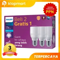 Lampu Philips LED Bright MyCare Pack Isi 3 9W 11W 13W E27 6500K-Putih - 9Watt