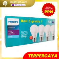 Lampu Philips LED Bulb Multipack MyCare & Essential Pack Isi 4Pcs - Essential 5W