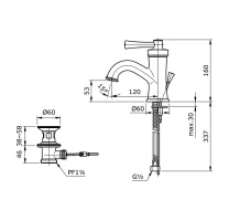 Kran Wastafel TOTO TX108LG